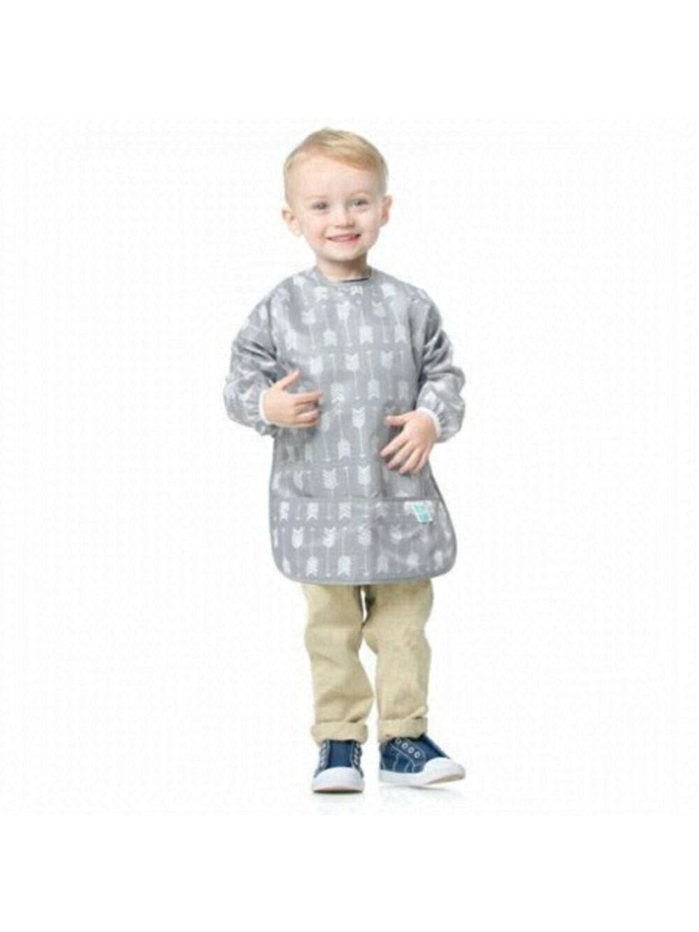 Bumkins - Kids Unisex Long Sleeve Smock, Waterproof, Art, Crafts, Play, Machine